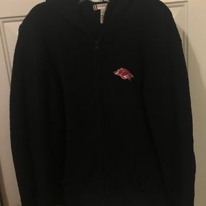 Hooded Razorback Full Zip Sweater